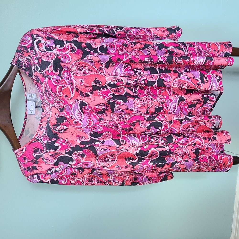 Kim Rogers XL tunic with 3/4 sleeves